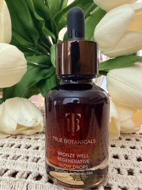True Botanicals Bronze Well Regenerative Glow Drops 1 Oz New $120 Retail